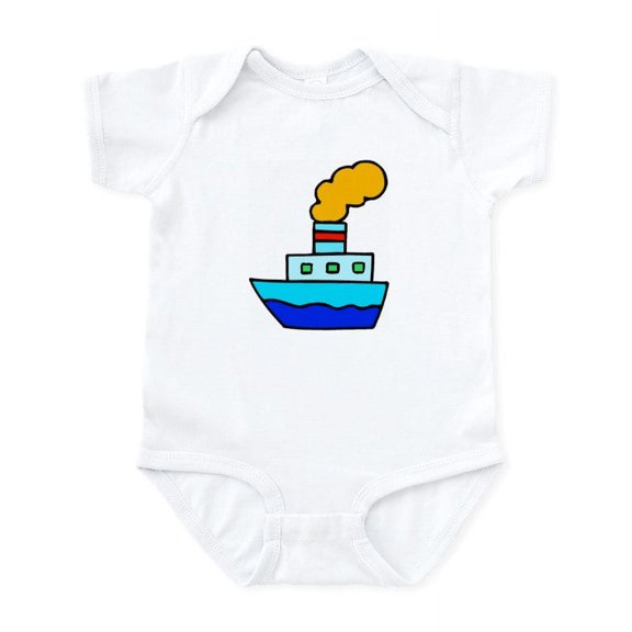 CafePress - Tugboat Infant Bodysuit - Baby Light Bodysuit, Size Newborn - 24 Months