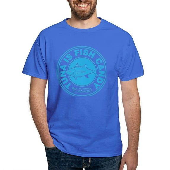 CafePress - Tunaisfishcandy Dark T Shirt - Men's Classic Graphic Cotton T-Shirt