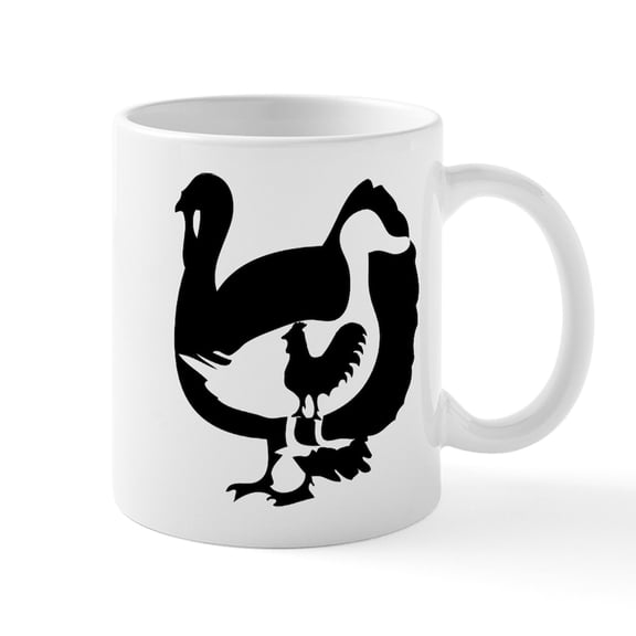 CafePress - Turducken Mug - 11 oz Ceramic Mug - Novelty Coffee Tea Cup