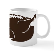 CafePress - Turkey Football - 11 oz Ceramic Mug - Novelty Coffee Tea Cup