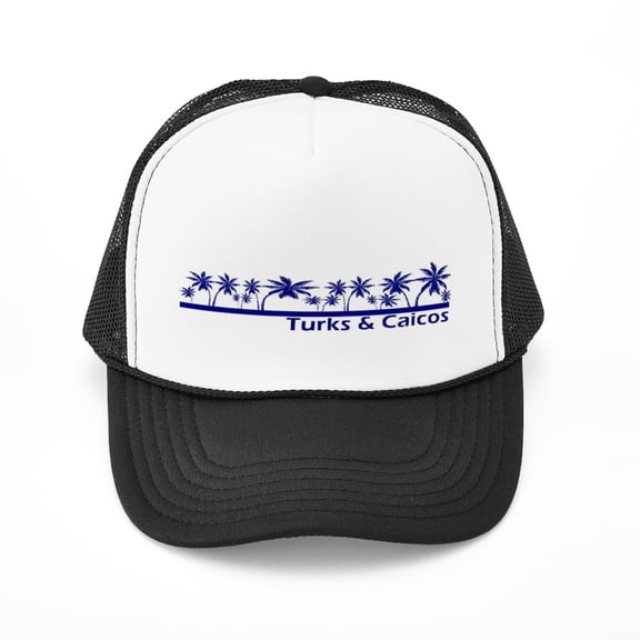 CafePress - Turks & Caicos - Adjustable Unisex Printed Trucker Hat with Mesh Back