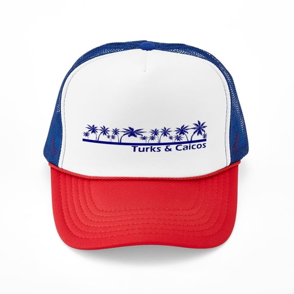 CafePress - Turks & Caicos - Adjustable Unisex Printed Trucker Hat with Mesh Back