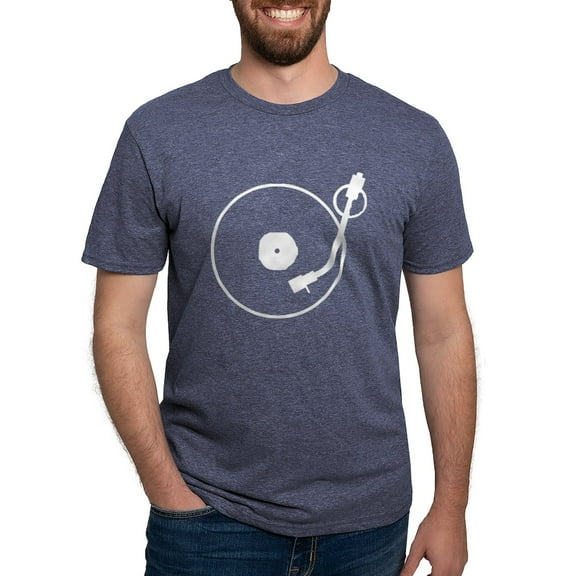 CafePress - Turntable T Shirt - Mens Tri-blend T-Shirt