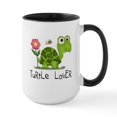 thumbnail image 1 of CafePress - Turtle Lover Large Mug - 15 oz Ceramic Large White Novelty Mug, 1 of 4