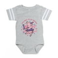 thumbnail image 1 of CafePress - Tutu Piggy 1St Birthday - Cute Infant Baby Football Bodysuit, 1 of 3