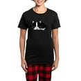 thumbnail image 1 of CafePress - Tuxedo Cat Women's Dark Pajamas - Women's Short Sleeve Print T-Shirt and Pants Dark Cotton Pajama Set, 1 of 7