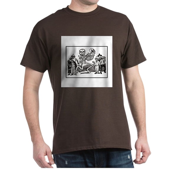 CafePress - Twentieth Century Calavera Dark T Shirt - Men's Classic Graphic Cotton T-Shirt