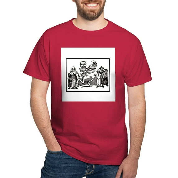 CafePress - Twentieth Century Calavera Dark T Shirt - Men's Classic Graphic Cotton T-Shirt