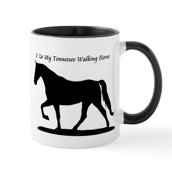 CafePress - Twhheart Mugs - 11 oz Ceramic Mug - Novelty Coffee Tea Cup