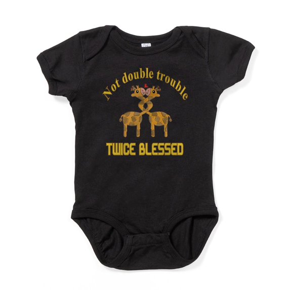CafePress - Twin Giraffes - Cute Infant Bodysuit Baby Romper - Size Newborn - 24 Months