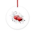 thumbnail image 1 of CafePress - Twin Hearth -  Round Wood Ornament 4", 1 of 2