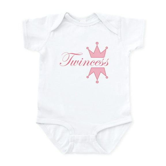 CafePress - Twincess Infant Bodysuit - Baby Light Bodysuit, Size Newborn - 24 Months