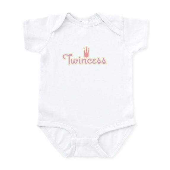 CafePress - Twincess Infant Bodysuit - Baby Light Bodysuit, Size Newborn - 24 Months