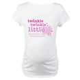 thumbnail image 1 of CafePress - Twinkle Twinkle Pink Maternity T Shirt - Cotton Maternity T-shirt, Cute & Funny Pregnancy Tee, 1 of 4