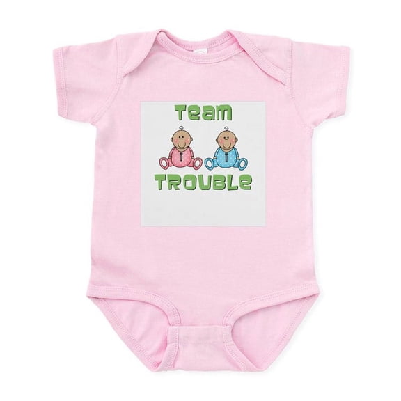 CafePress - Twins Boy Girl Infant Bodysuit - Baby Light Bodysuit, Size Newborn - 24 Months