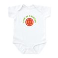 thumbnail image 1 of CafePress - Twins Cute As A Button Infant Bodysuit - Baby Light Bodysuit, Size Newborn - 24 Months, 1 of 4