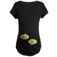 thumbnail image 1 of CafePress - Twins Foot In Mouth Maternity Dark T Shirt - Maternity Dark T-Shirt, 1 of 3