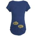 thumbnail image 1 of CafePress - Twins Foot In Mouth Maternity Dark T Shirt - Maternity Dark T-Shirt, 1 of 3