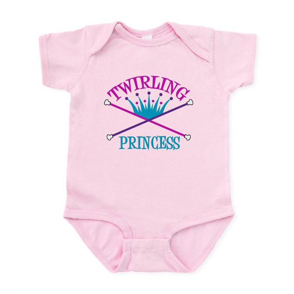 CafePress - Twirling Princess Infant Bodysuit - Baby Light Bodysuit, Size Newborn - 24 Months