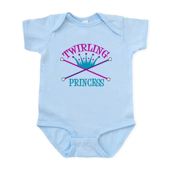 CafePress - Twirling Princess Infant Bodysuit - Baby Light Bodysuit, Size Newborn - 24 Months