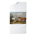 thumbnail image 1 of CafePress - Two Horses And A Deerhound - Large Beach Towel, Soft 30"x60" Towel with Unique Design, 1 of 3