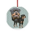 thumbnail image 1 of CafePress - Two Rotties -  Round Wood Ornament 4", 1 of 2