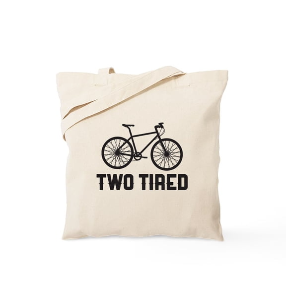 CafePress - Two Tired Tote Bag - Unisex Canvas Tote Bag, Beige, 1-Piece