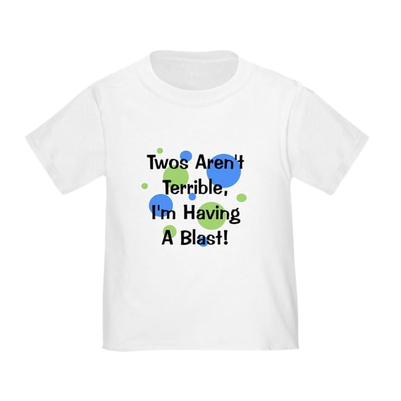 CafePress - Twos Aren't Terrible Toddler T Shirt - Cute Toddler T-Shirt, 100% Cotton