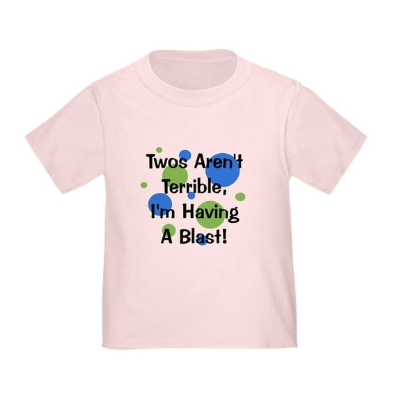 CafePress - Twos Aren't Terrible Toddler T Shirt - Cute Toddler T-Shirt, 100% Cotton