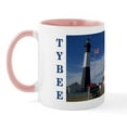 thumbnail image 1 of CafePress - Tybee Island Lighthouse Coffee Mug - 11 oz Ceramic Mug - Novelty Coffee Tea Cup, 1 of 6