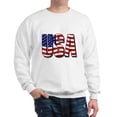 thumbnail image 1 of CafePress - U.S.A. Sweatshirt - Crew Neck Sweatshirt, 1 of 4