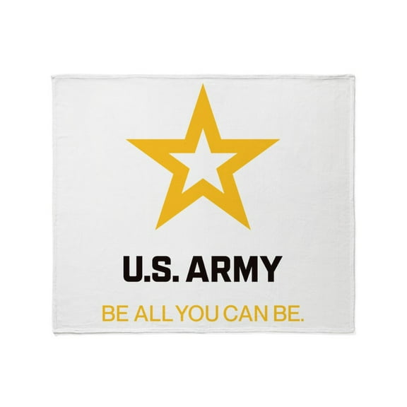 CafePress - U.S. Army Black And Go - Soft Fleece Throw Blanket, 50"x60" for All Ages