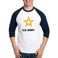 thumbnail image 1 of CafePress - U.S. Army® Black And Gold Logo Baseball Jersey - Cotton Baseball Jersey, 3/4 Raglan Sleeve Shirt, 1 of 4