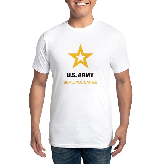 CafePress - U.S. Army® Black And Gold Men's Eco Sport T Shirt - Men's Light Eco Sport T-Shirt