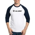 thumbnail image 1 of CafePress - U.S. Army® Black Horizontal Logo Baseball Jersey - Cotton Baseball Jersey, 3/4 Raglan Sleeve Shirt, 1 of 4