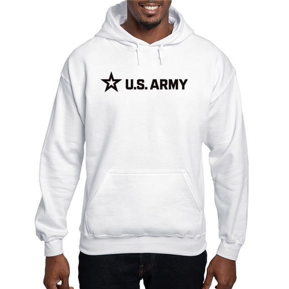 CafePress - U.S. Army® Black Horizontal Logo Sweatshirt - Pullover Hoodie, Hooded Sweatshirt