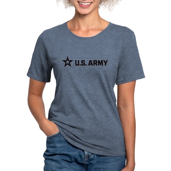 CafePress - U.S. Army® Black Horizontal Logo T Shirt - Womens Tri-blend T-Shirt