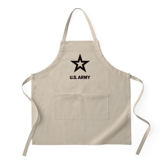 CafePress - U.S. Army® Black Logo - Kitchen Apron with Pockets, Grilling Apron, Baking Apron