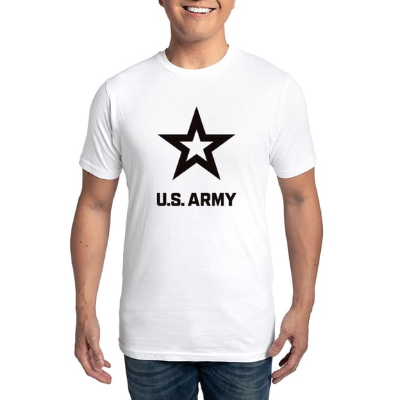 CafePress - U.S. Army Black Logo Men's Eco Sport T Shirt - Men's Light Eco Sport T-Shirt