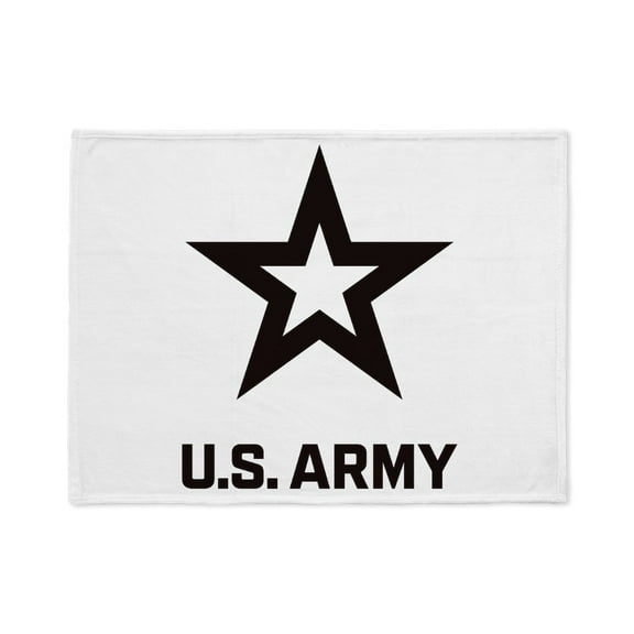 CafePress - U.S. Army Black Logo - Soft Fleece Throw Stadium Blanket, 30"x40"