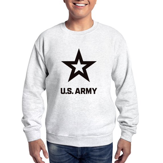 CafePress - U.S. Army® Black Logo Sweatshirt - Crew Neck Sweatshirt