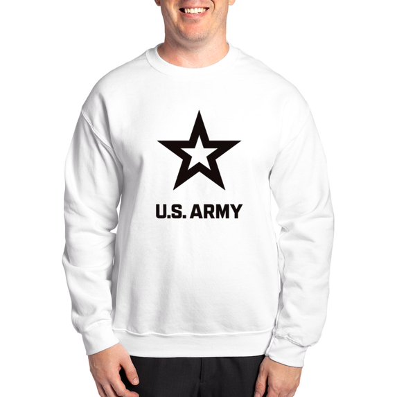 CafePress - U.S. Army® Black Logo Sweatshirt - Crew Neck Sweatshirt
