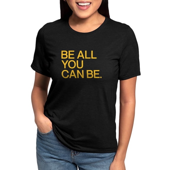 CafePress - U.S. Army® Gold Tagline T Shirt - Womens Tri-blend T-Shirt