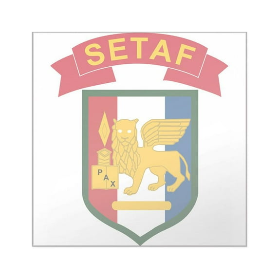 CafePress - U.S.Army SETAF Italy Square Sticker 3 X 3 - Square Sticker 3" x 3"