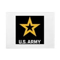 thumbnail image 1 of CafePress - U.S. Army® White And Gold Logo - Large Plush Fleece Throw Blanket, 80" L x 60" W, 1 of 4