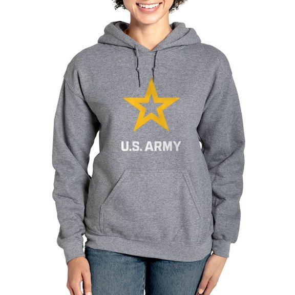 CafePress - U.S. Army® White And Gold Logo Sweatshirt - Pullover Hoodie, Classic & Comfortable Hooded Sweatshirt