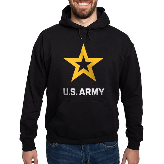 CafePress - U.S. Army® White And Gold Logo Sweatshirt - Pullover Hoodie, Classic, Comfortable Hooded Sweatshirt