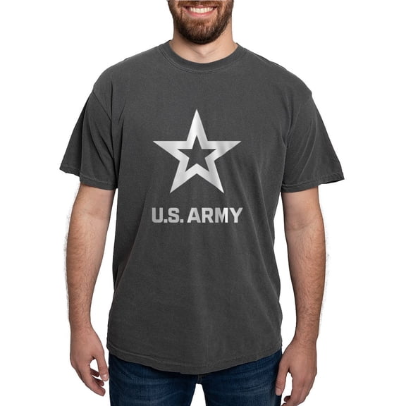 CafePress - U.S. Army® White Logo T Shirt - Mens Comfort Colors Shirt