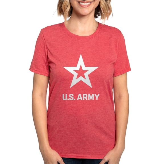 CafePress - U.S. Army® White Logo T Shirt - Womens Tri-blend T-Shirt