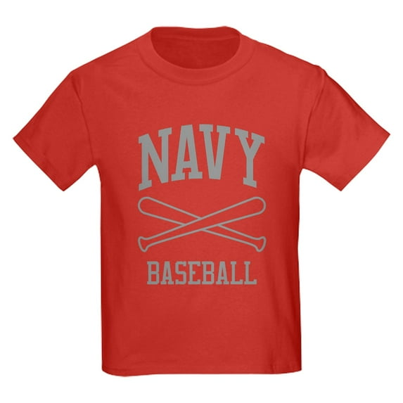 CafePress - U.S. Navy Baseball Kids Dark T Shirt - Dark T-Shirt Kids XS-XL